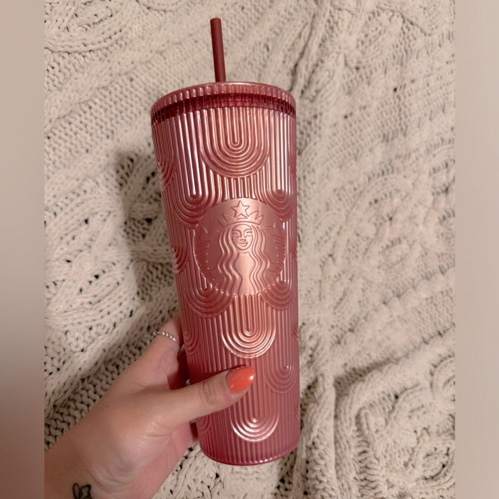 NWT - Burgundy Starbucks Cold Cup